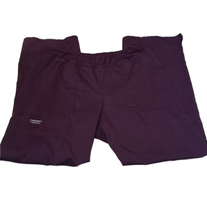 Cherokee Eggplant Scrub Pants Medium